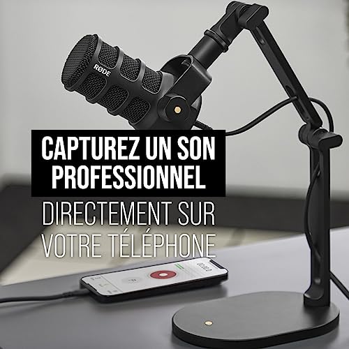 Thumbnail 4 de RØDE PodMic USB – Micro dynamique polyvalent pour podcasts et streaming (Noir)
