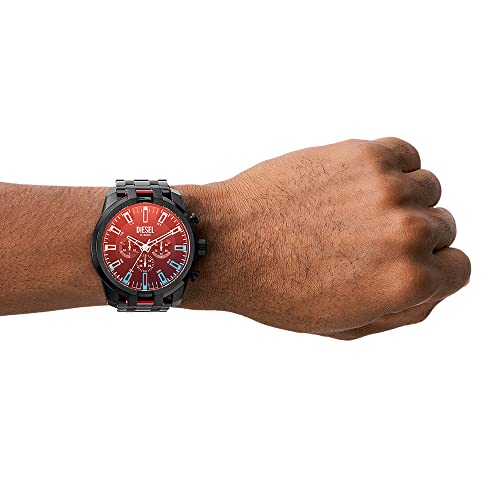 Detalle 2 de Diesel SPLIT Reloj cronógrafo 51 mm, gris oscuro