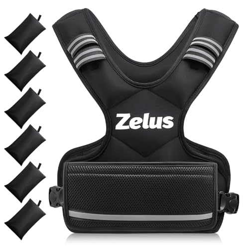 Detalle de ZELUS Weighted Vest 4โ10 lb adjustable workout vest ๐