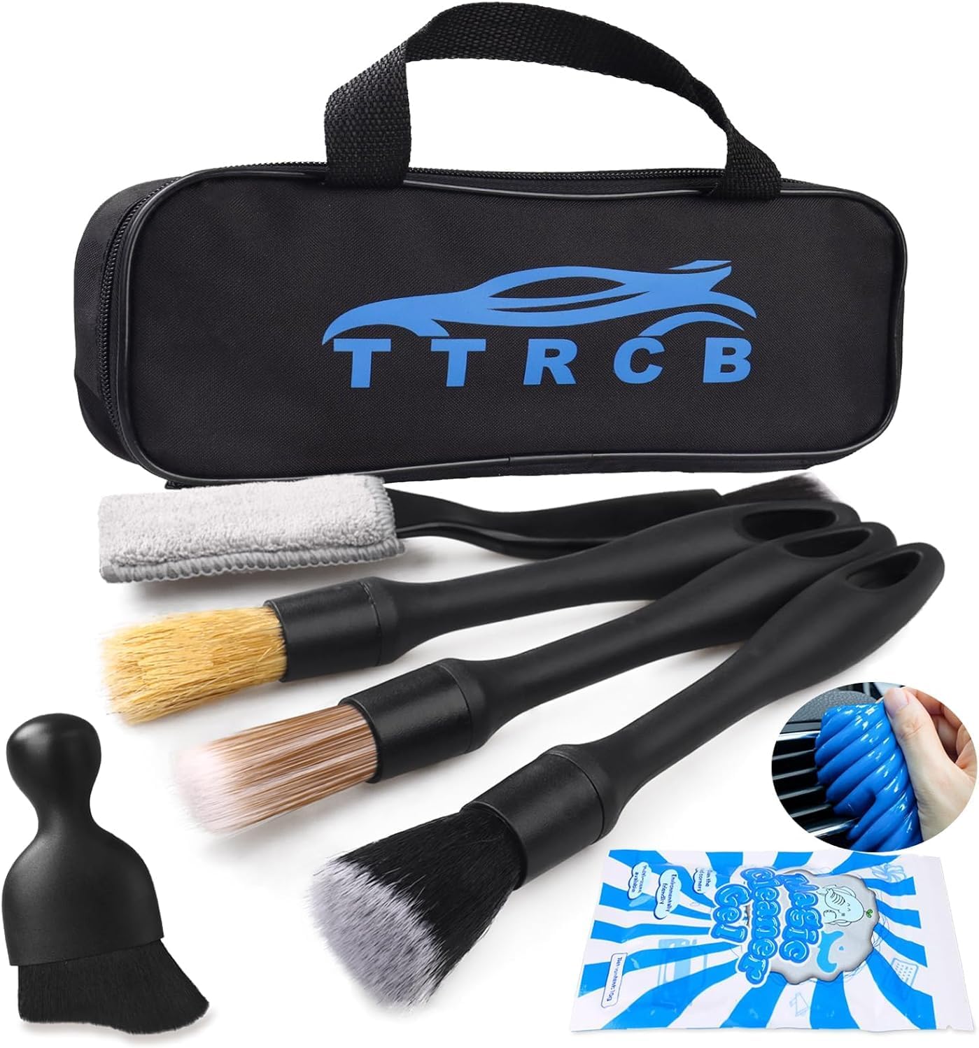 Detalle de Car Detailing Brush Set, 7-Piece
