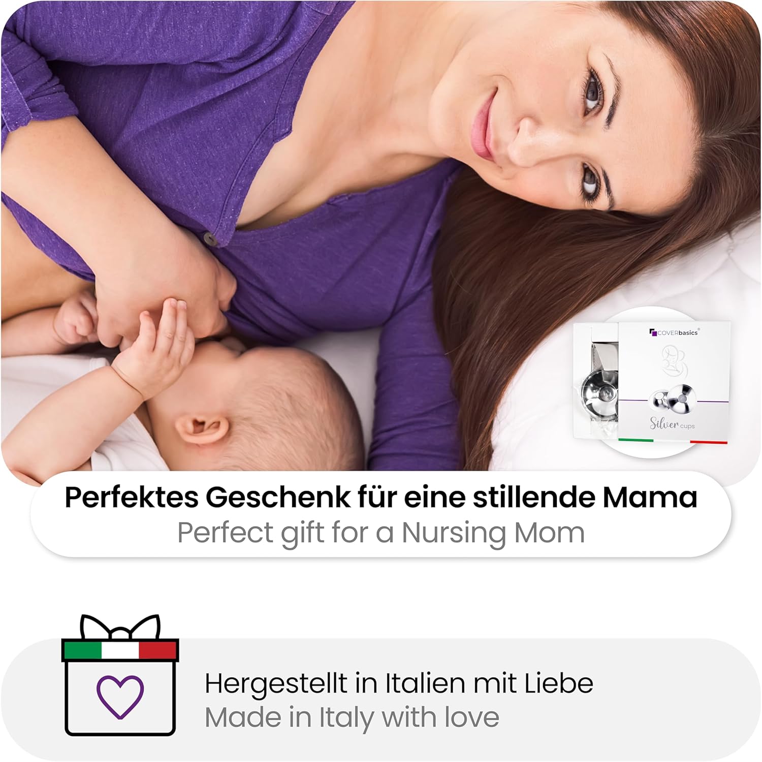 Thumbnail 5 de COVERbasics Silberhütchen Stillen Medizinprodukt