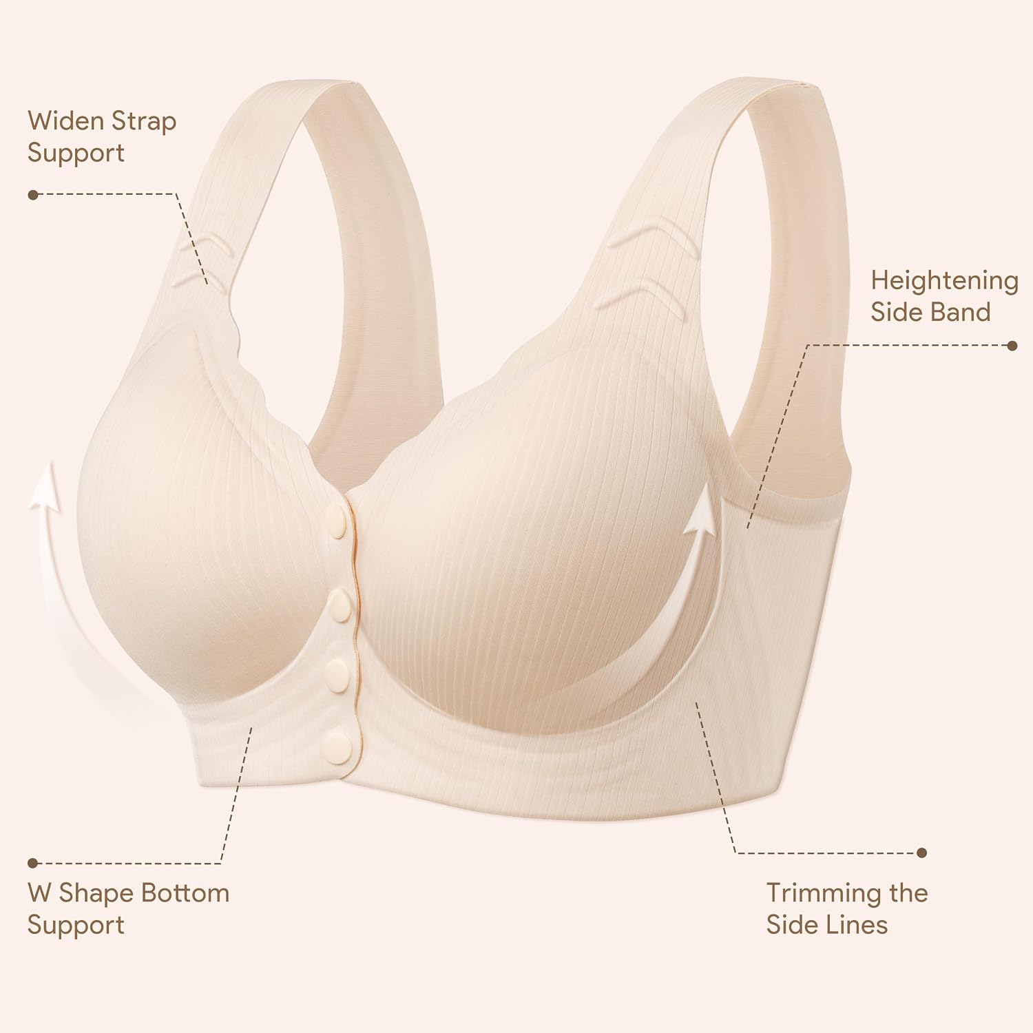Thumbnail 5 de Angelhood Wireless Jelly Bra, Seamless Full-Coverage T-Shirt Style