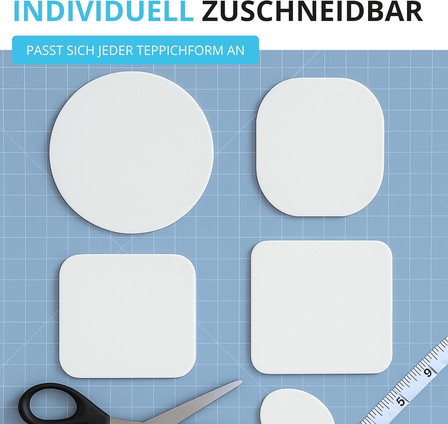 Thumbnail 5 de WIETRE Anti-Rutsch-Pads 8er Set für Teppich