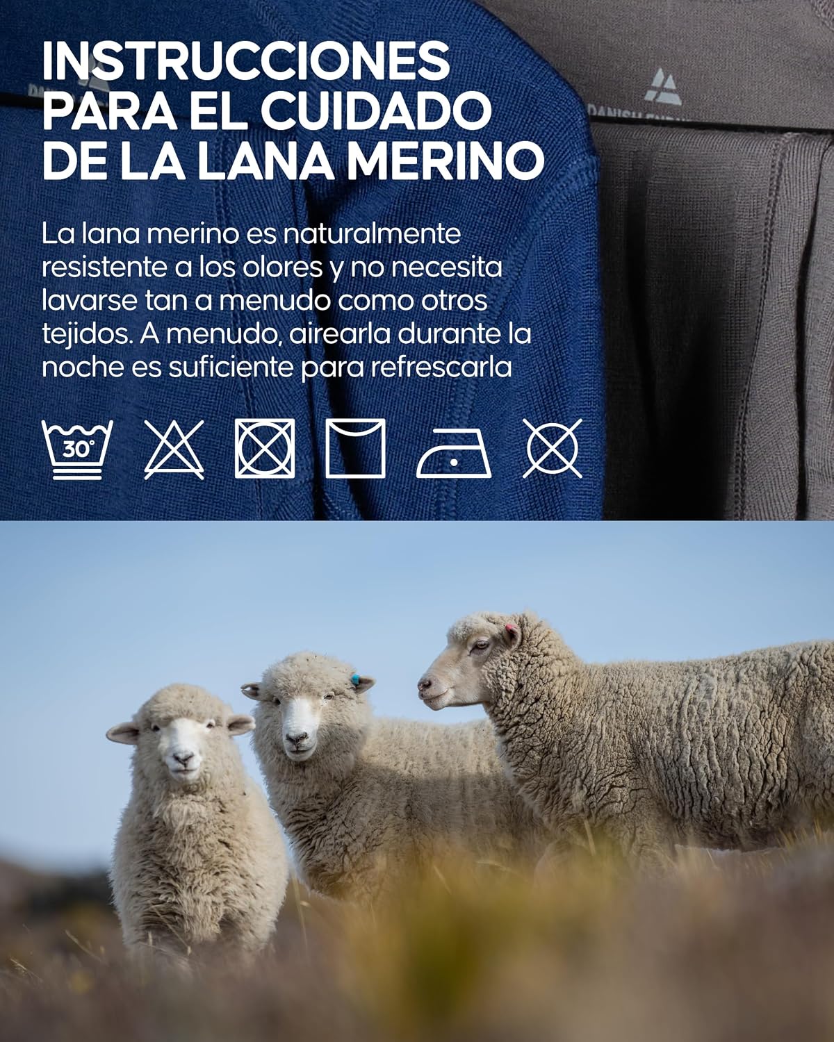 Thumbnail 4 de DANISH ENDURANCE Camiseta mujer 100% lana merino 140 g/m²