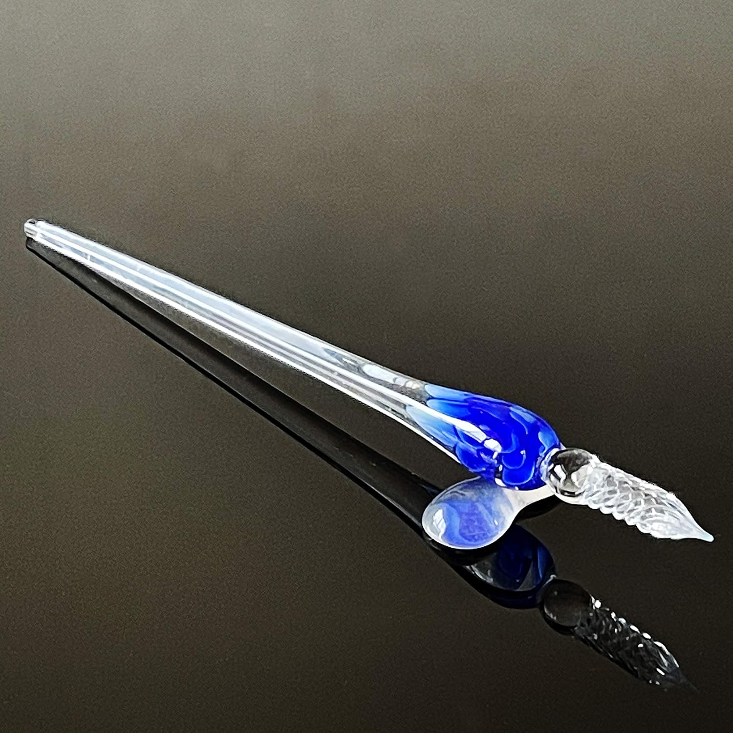 Thumbnail 6 de EACHHAHA Glass Dip Pen – Crystal Blue Flower 3‑Piece Set
