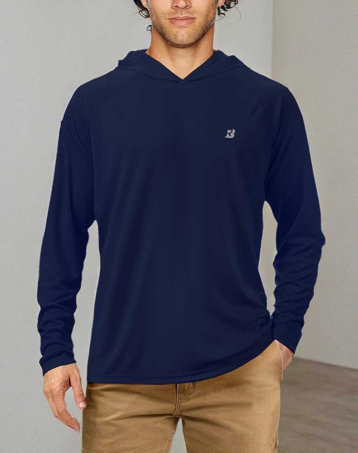 Thumbnail 5 de Roadbox UPF 50+ Fishing Shirts for Men: Long Sleeve UV Sun Protection Hoodie