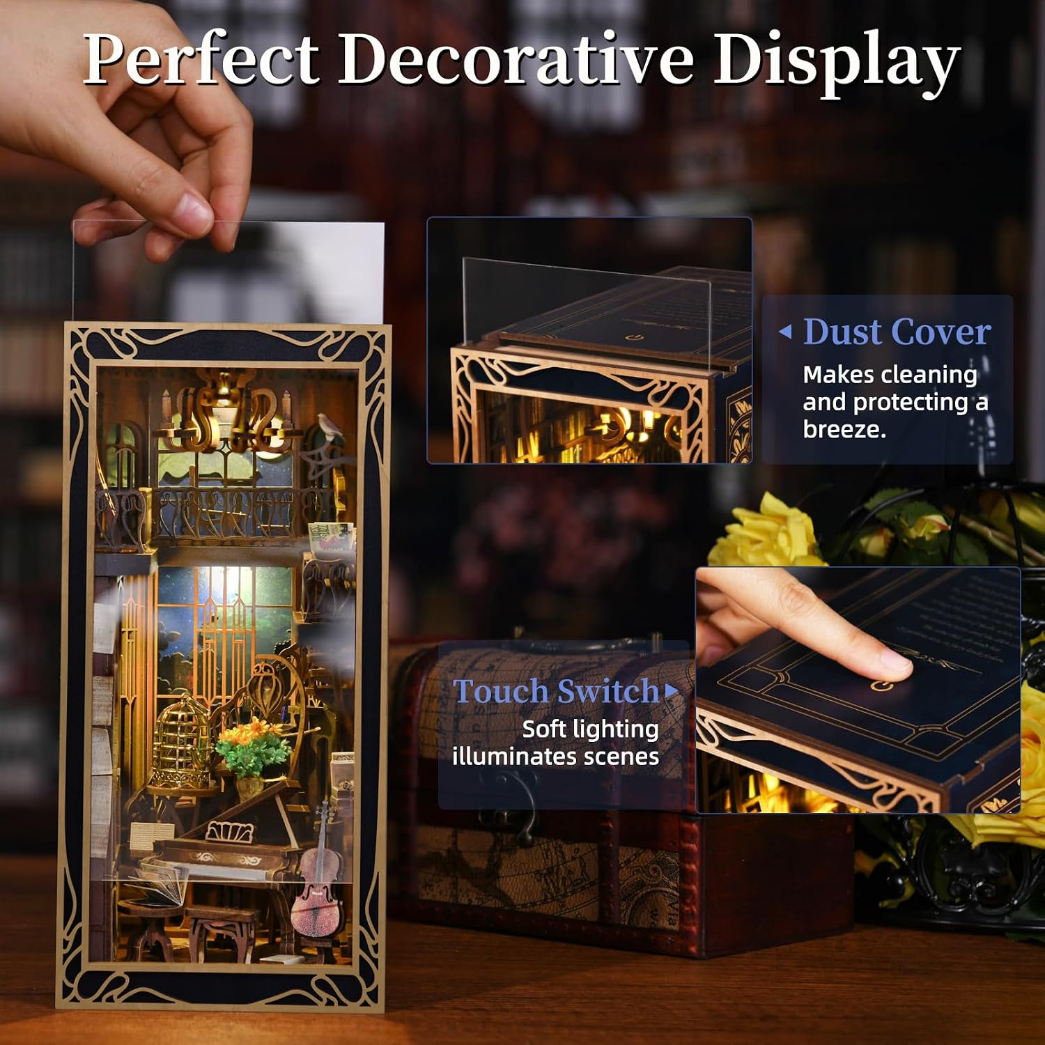 Detalle de CCCDF Book Nook Kit, Pianist with Nightingale