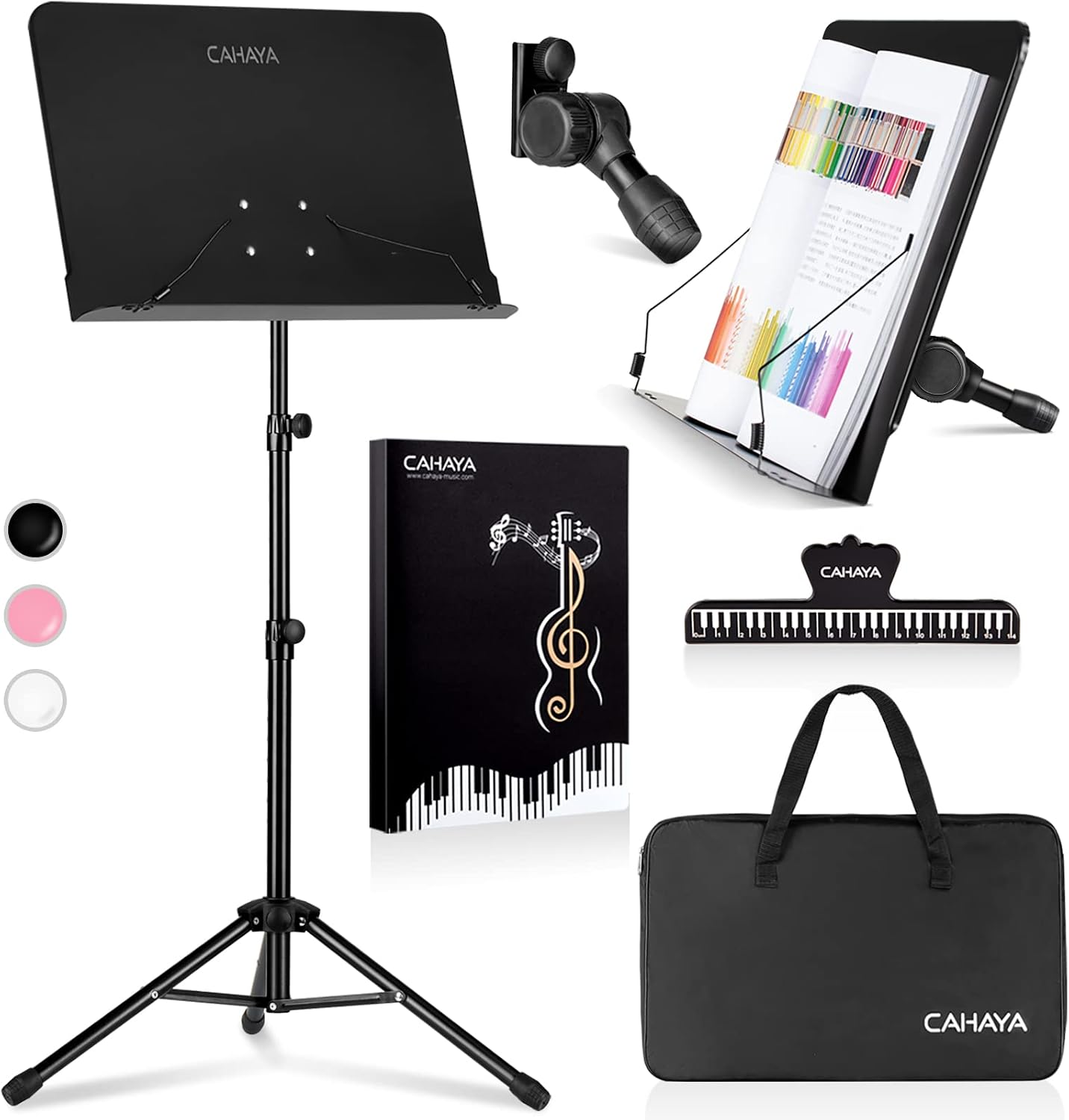 CAHAYA Sheet Music Stand Dual-use Convert to Desktop Stand