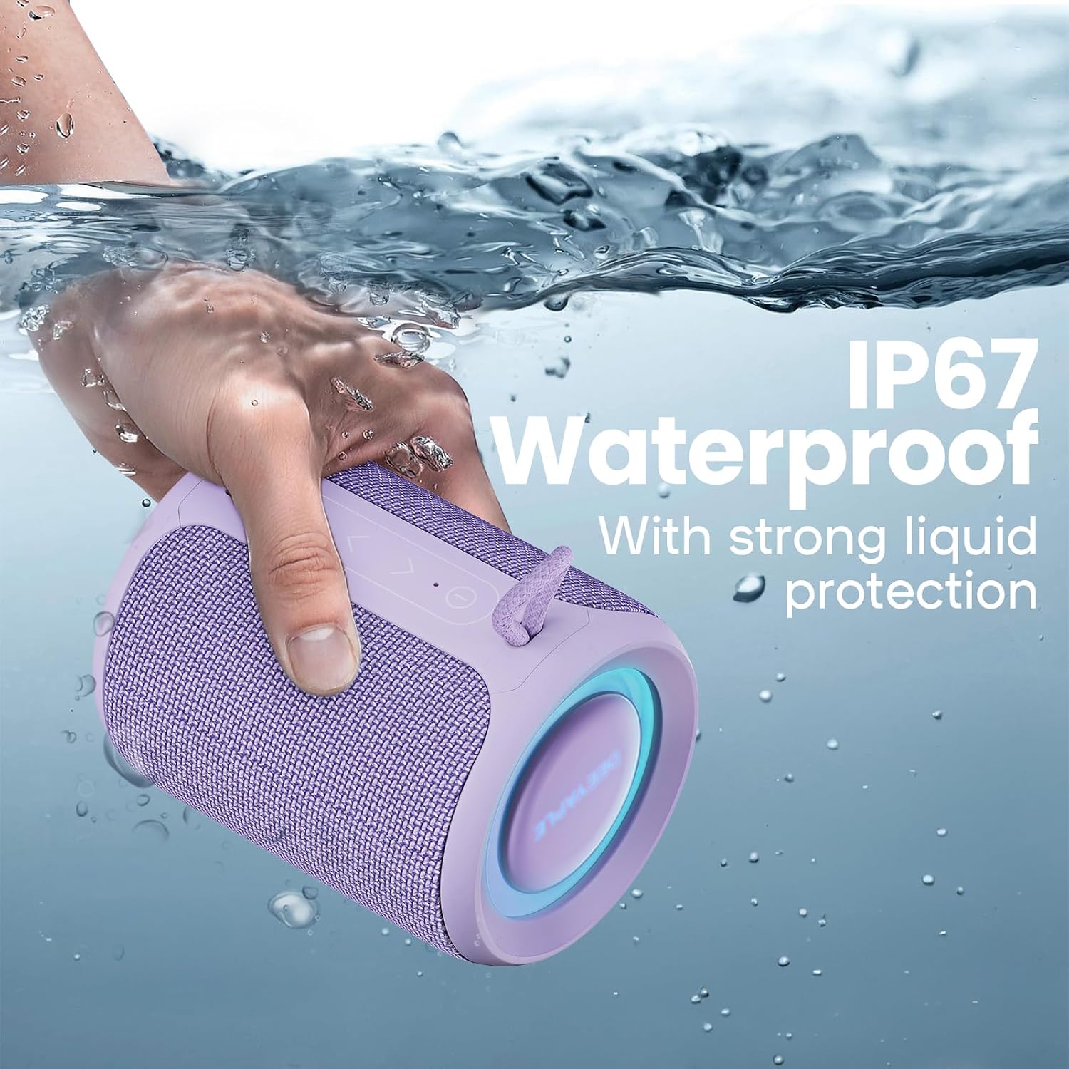 Thumbnail 5 de Deeyaple A10 P1S Portable Bluetooth Speaker, 15W Stereo, IP67, Lights