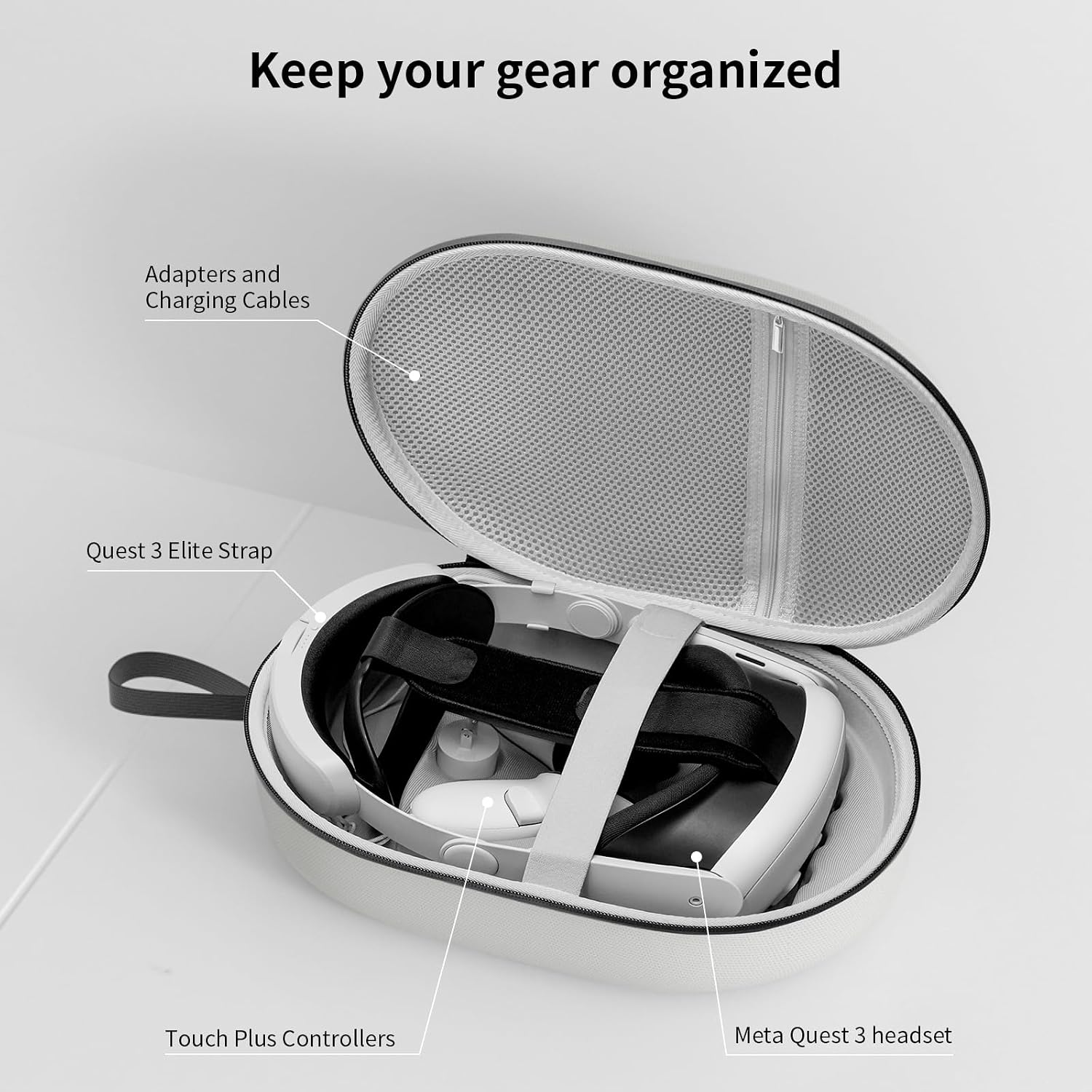 Detalle 2 de ZOZOVR Quest 3S case with shock protection