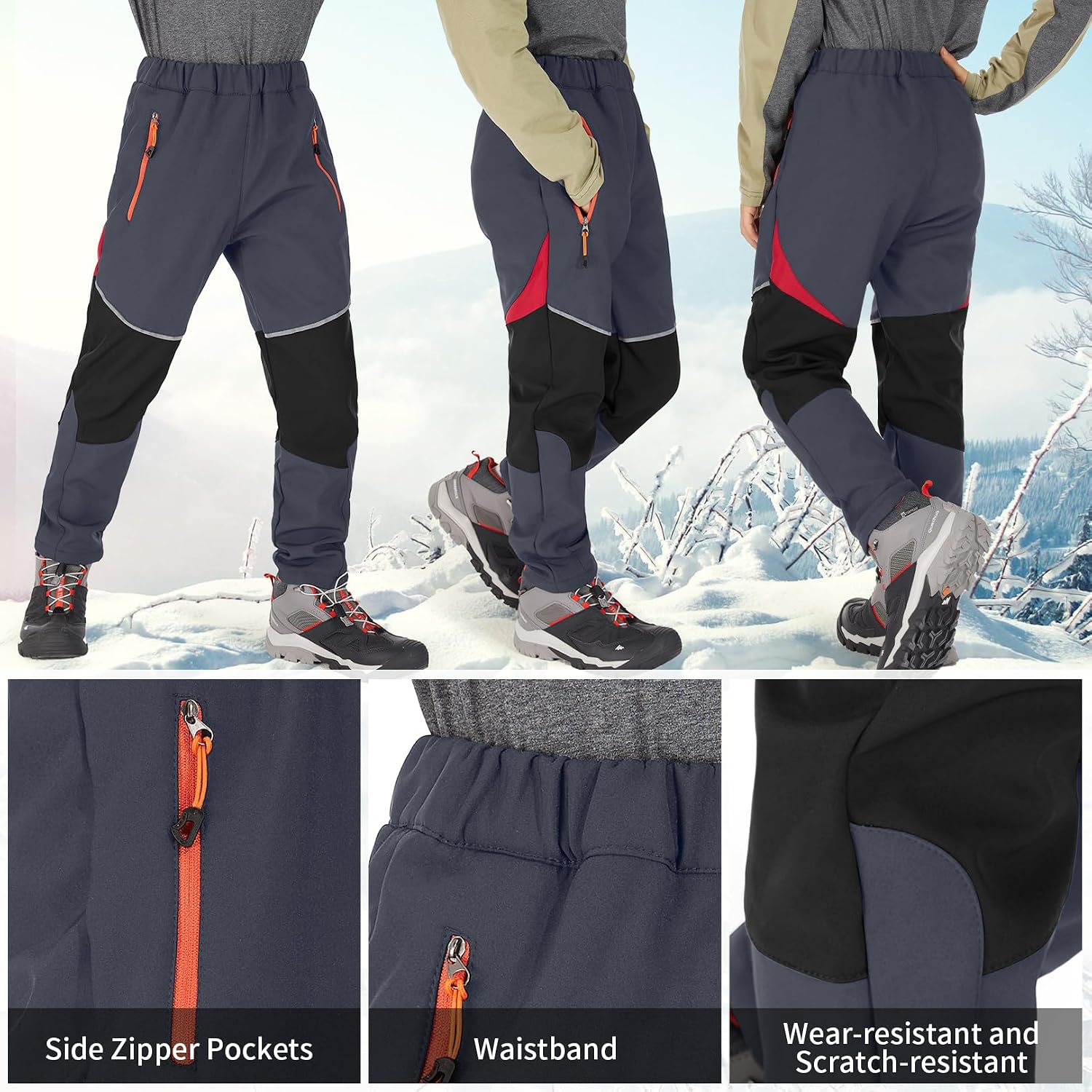 Detalle 2 de Jogwits Softshellhose Kinder wasserdicht