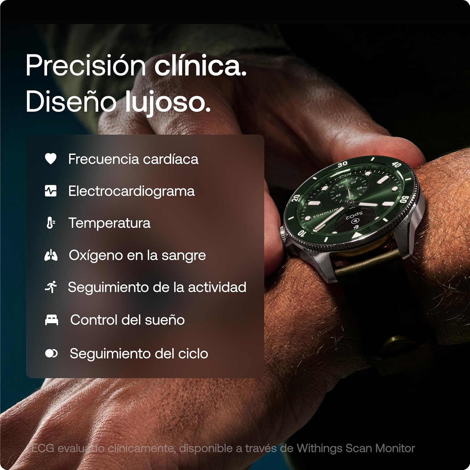 Thumbnail 1 de WITHINGS ScanWatch Nova reloj híbrido ECG