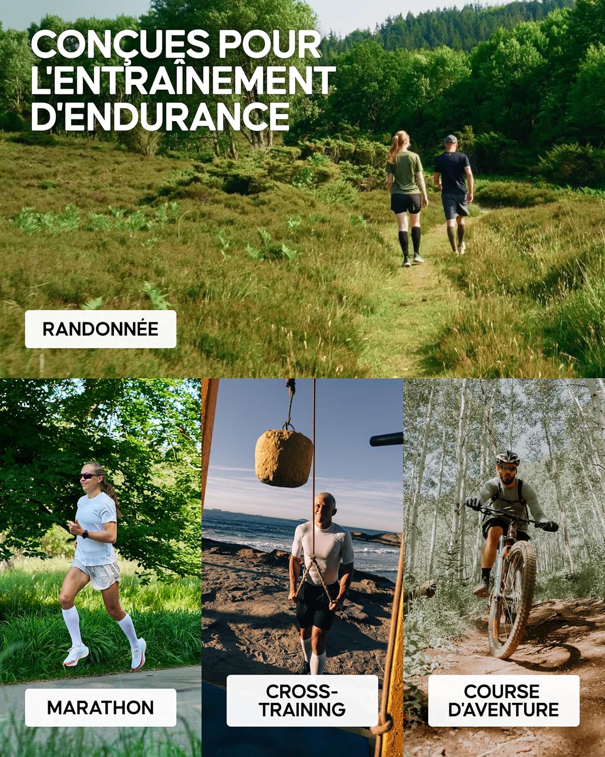 Detalle de DANISH ENDURANCE Chaussettes Compression 26-32 mmHg – Homme & Femme, Maintien Ferme et Gradué
