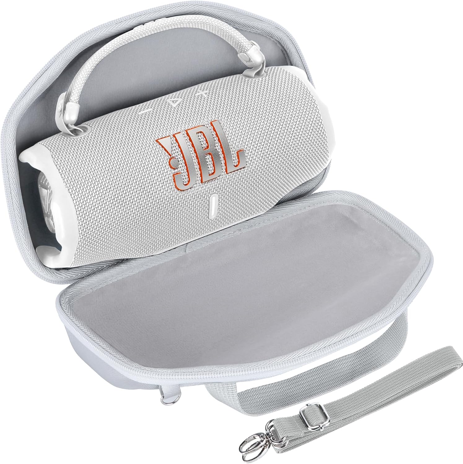 Peyyargo Hart Schutzhülle für JBL Charge 6 – Nylon/EVA Tasche mit Schultergurt
