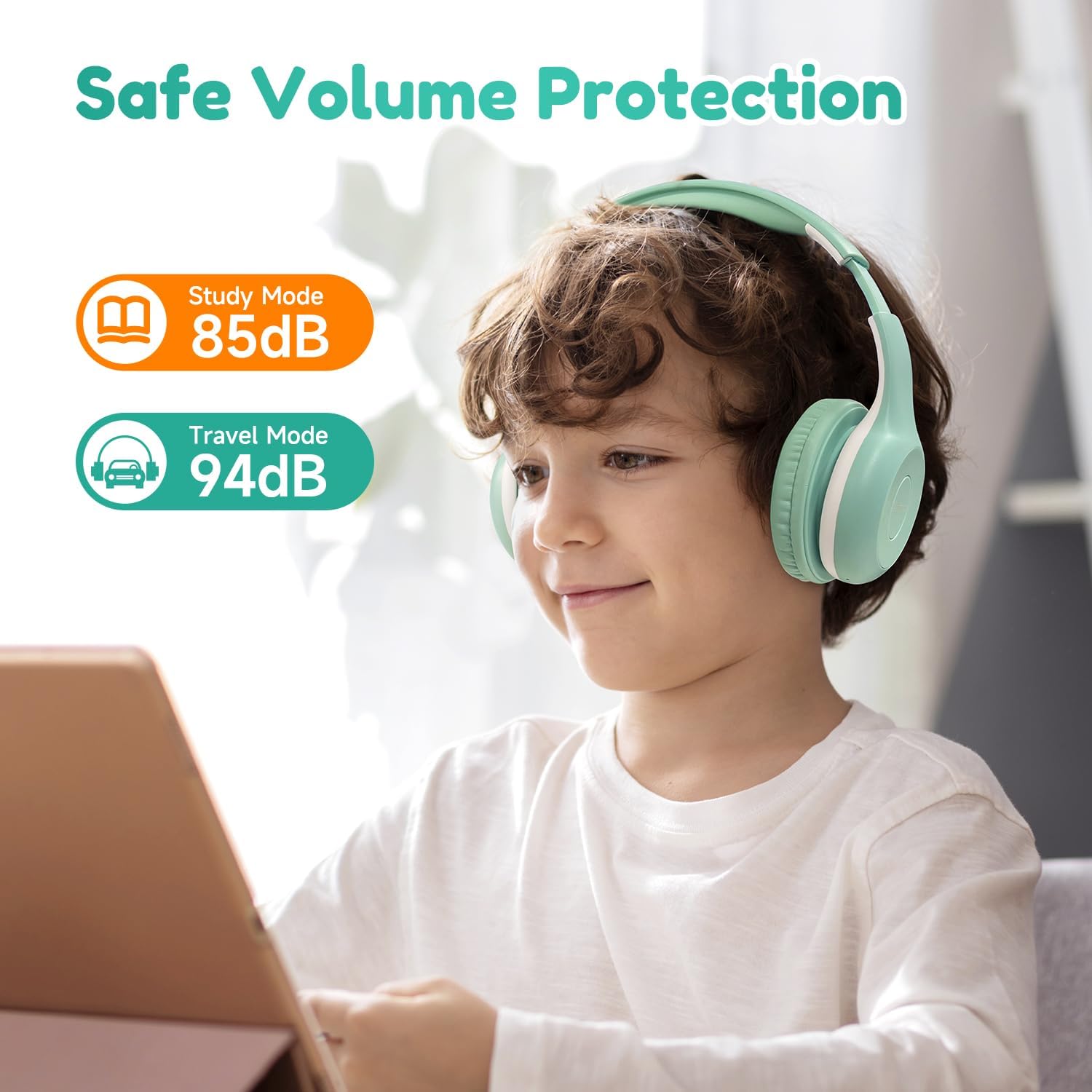 Detalle de EarFun Bluetooth Kopfhörer Kinder 40 Std Akku