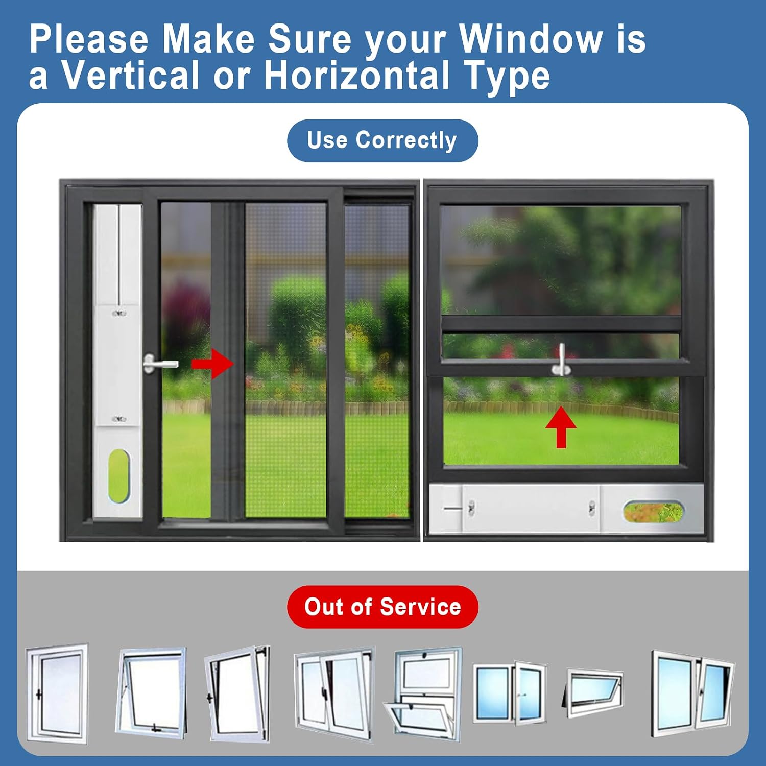 Thumbnail 6 de Portable AC Window Vent Kit with 5.9" Diameter Coupler and 59" Exhaust Hose