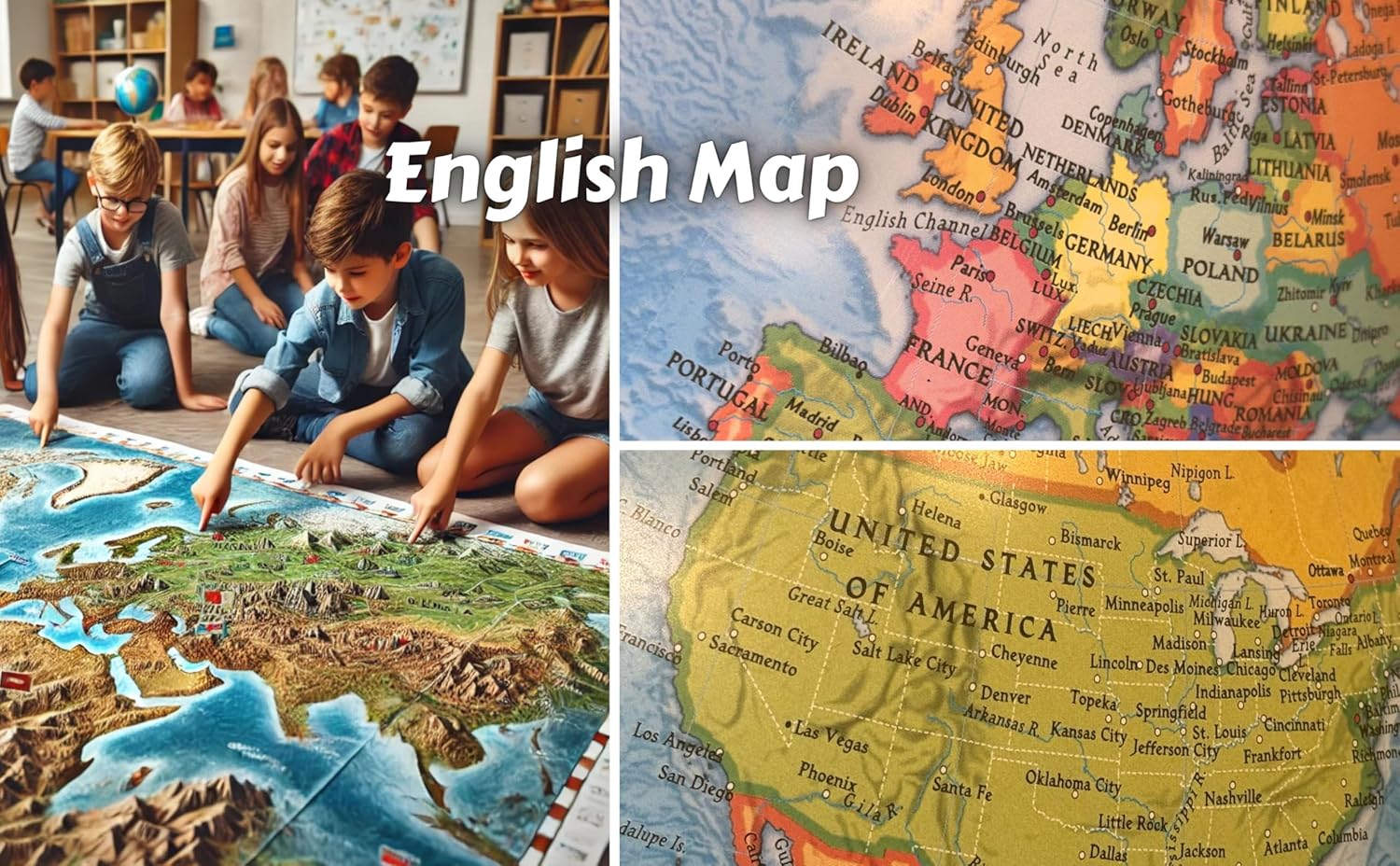 Thumbnail 6 de Educational World Globe 30cm Swivel Globe