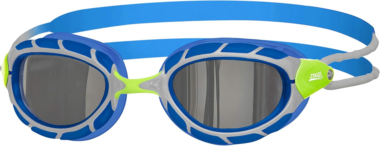 Thumbnail 6 de Zoggs Predator Occhiali da nuoto per adulti con protezione UV, cinturini a puleggia regolabili e antiappannamento
