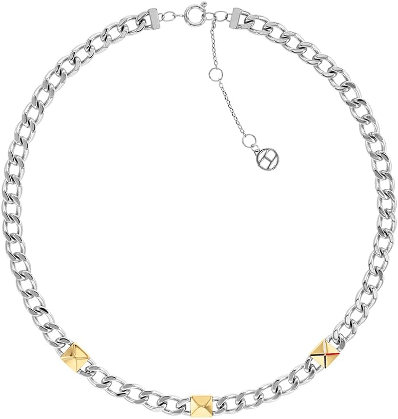 Thumbnail 6 de Tommy Hilfiger Jewelry collana da donna a catena in acciaio inox con chiusura a molla