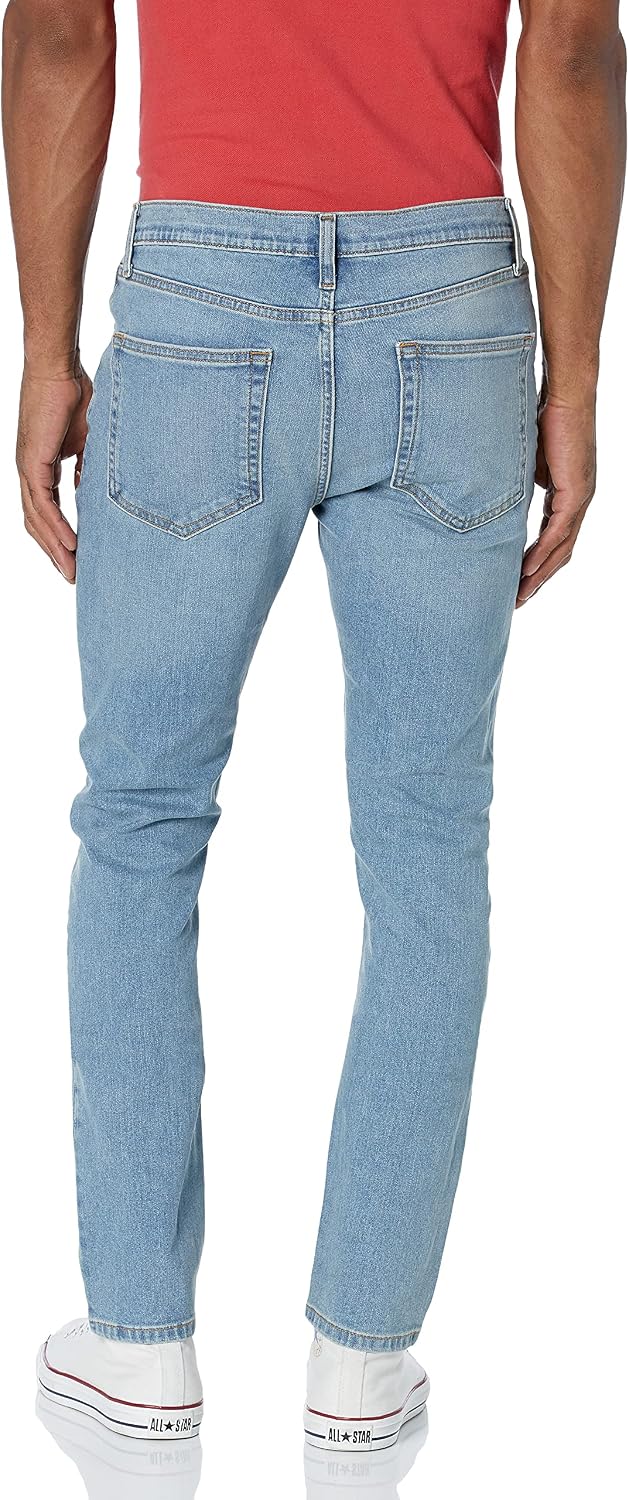 Detalle 2 de Amazon Essentials Herren Jeans Skinny-Fit Comfort-Stretch – Auslauffarben
