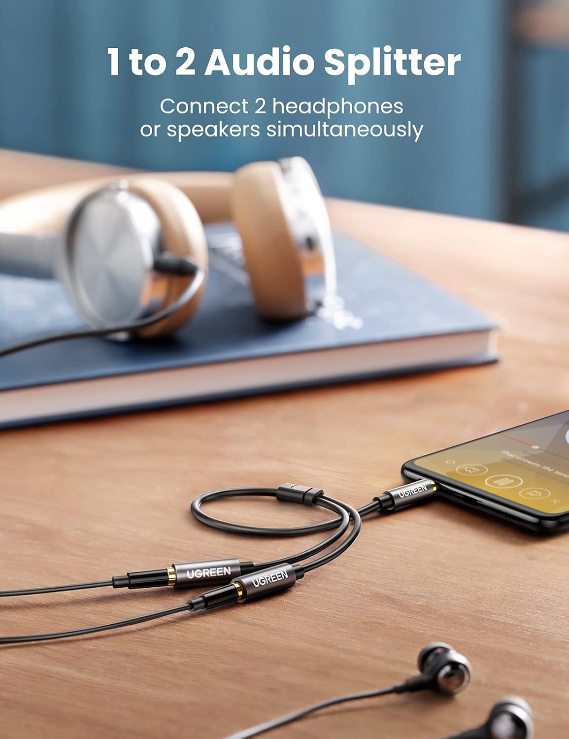 Thumbnail 1 de UGREEN 3.5mm Headphone Splitter 20cm