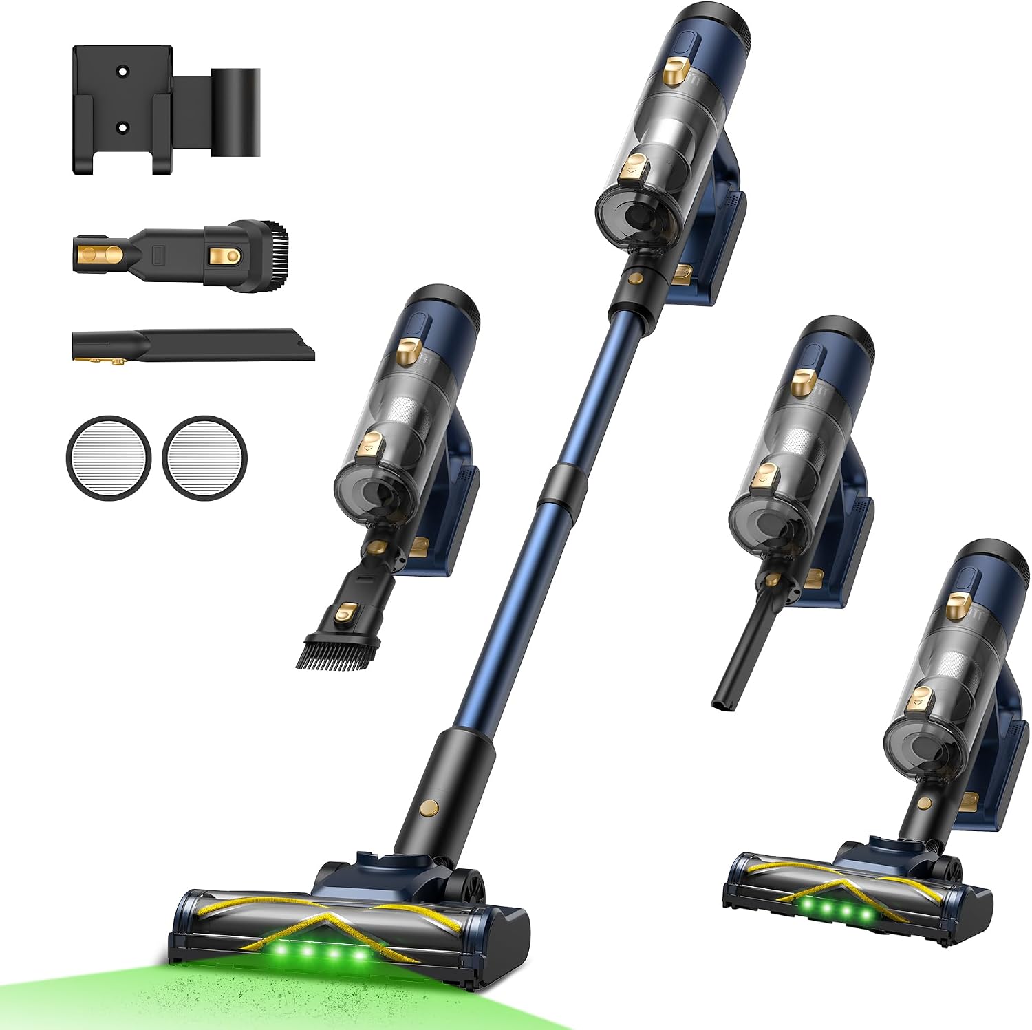 Detalle de Vexilar Cordless Vacuum Cleaner V12: 50kPa Suction, 50-Min Runtime