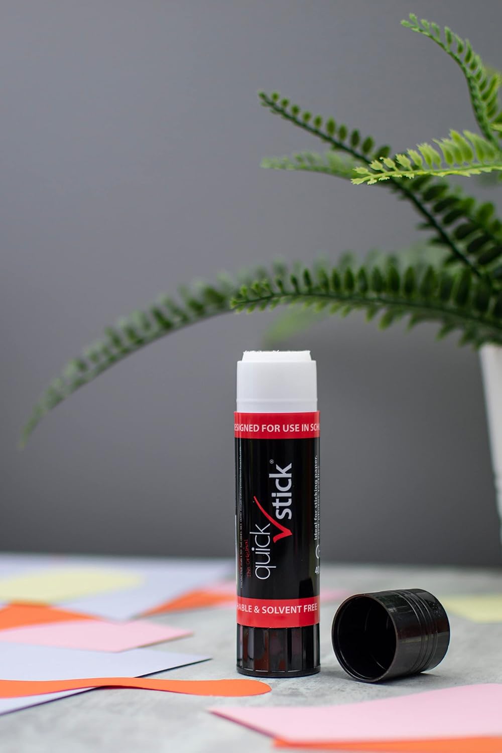 Detalle de Quick stick Original Glue stick 40g – 5 Pack: Reliable, kid-friendly craft glue