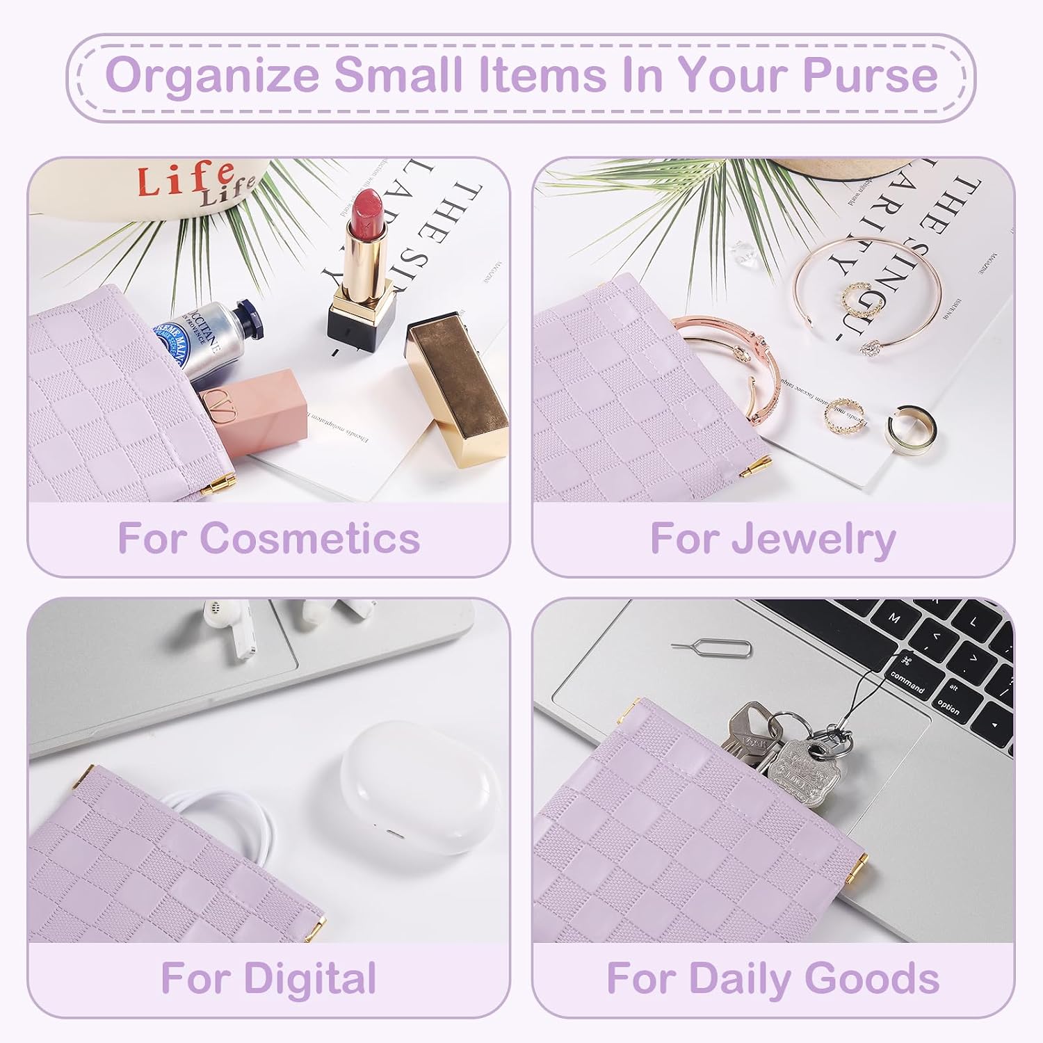 Detalle 1 de Sightor Mini Makeup Bags, PU Leather