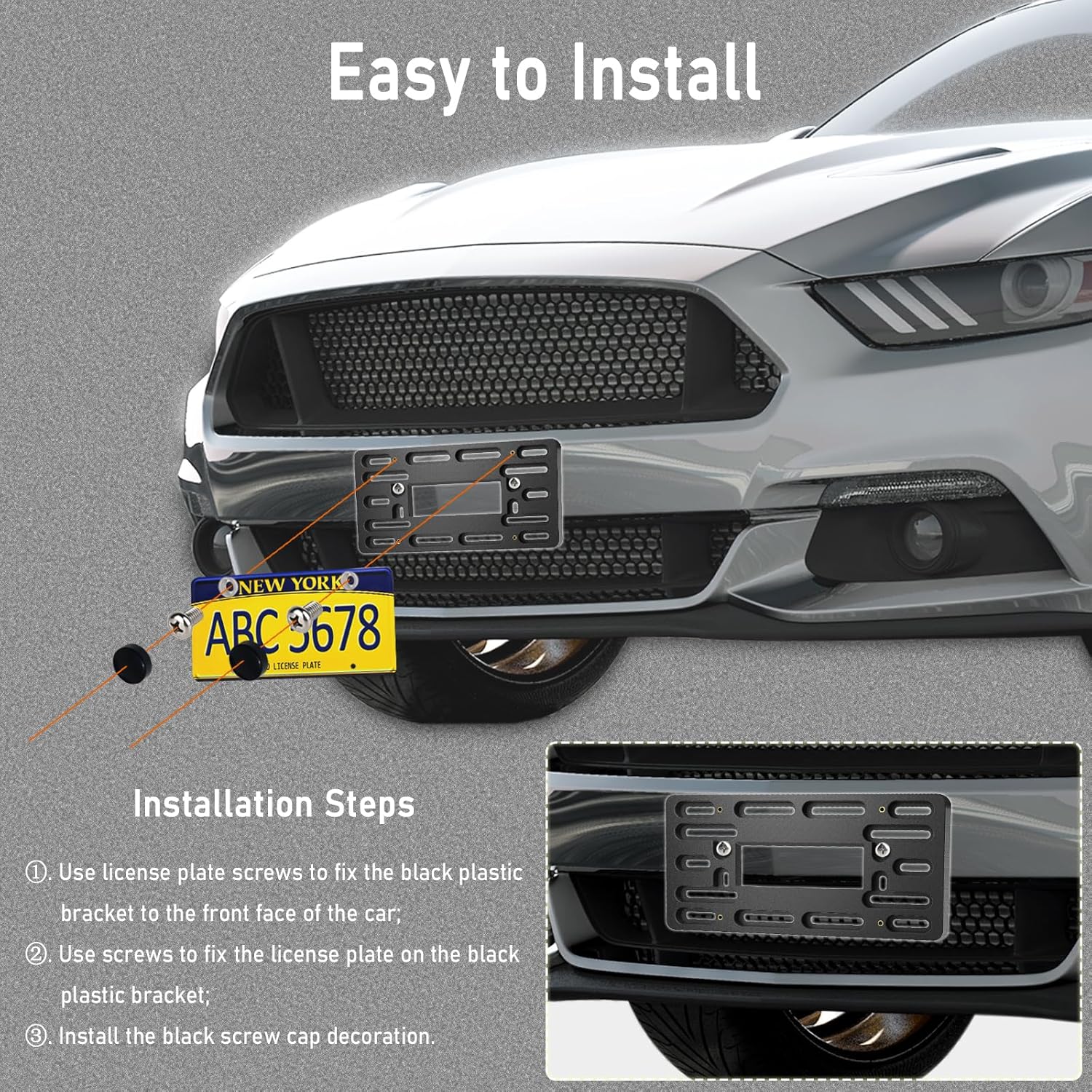 Thumbnail 5 de BGGTMO License Plate Bracket Holder 6x12