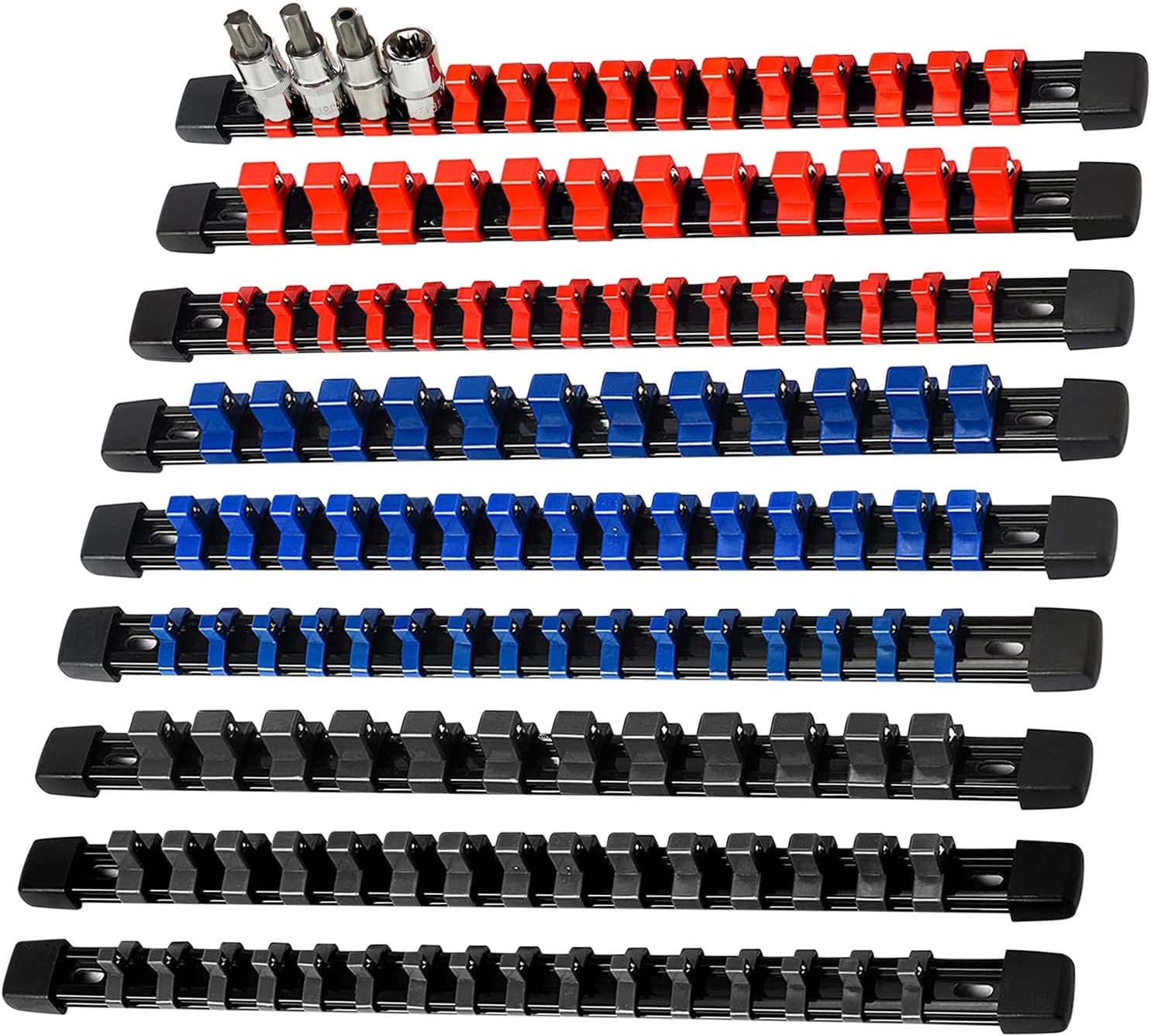 AMM 9-Piece Socket Organizer 3 Drives