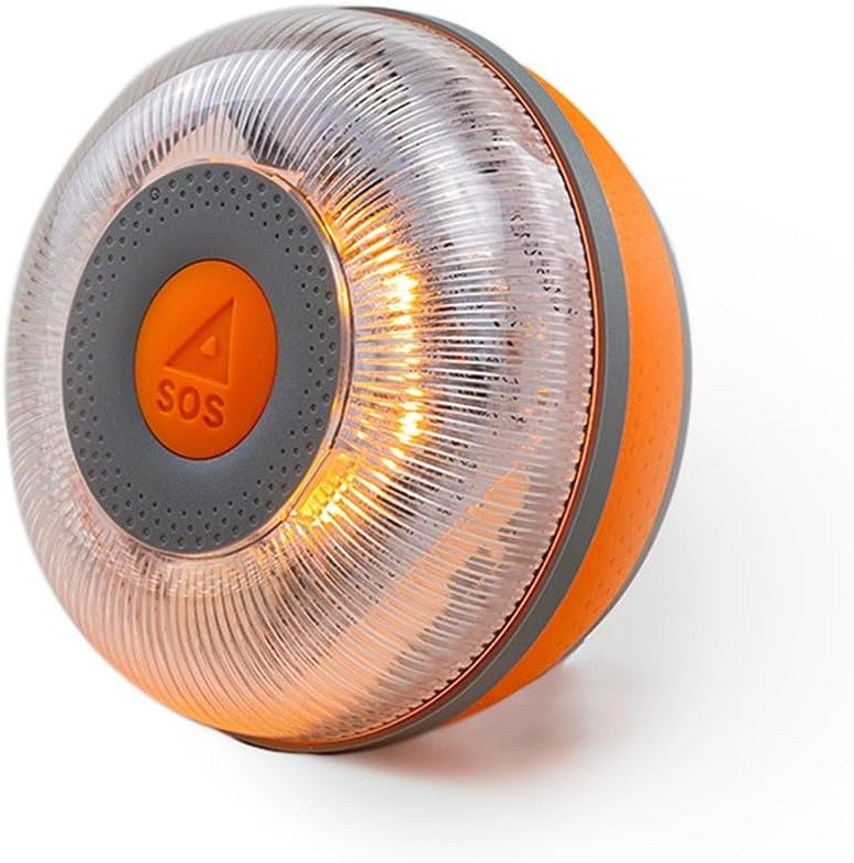 Detalle de FLASH LED SOS V16 – połączona lampka awaryjna DGT 3.0, IP54, podstawa magnetyczna