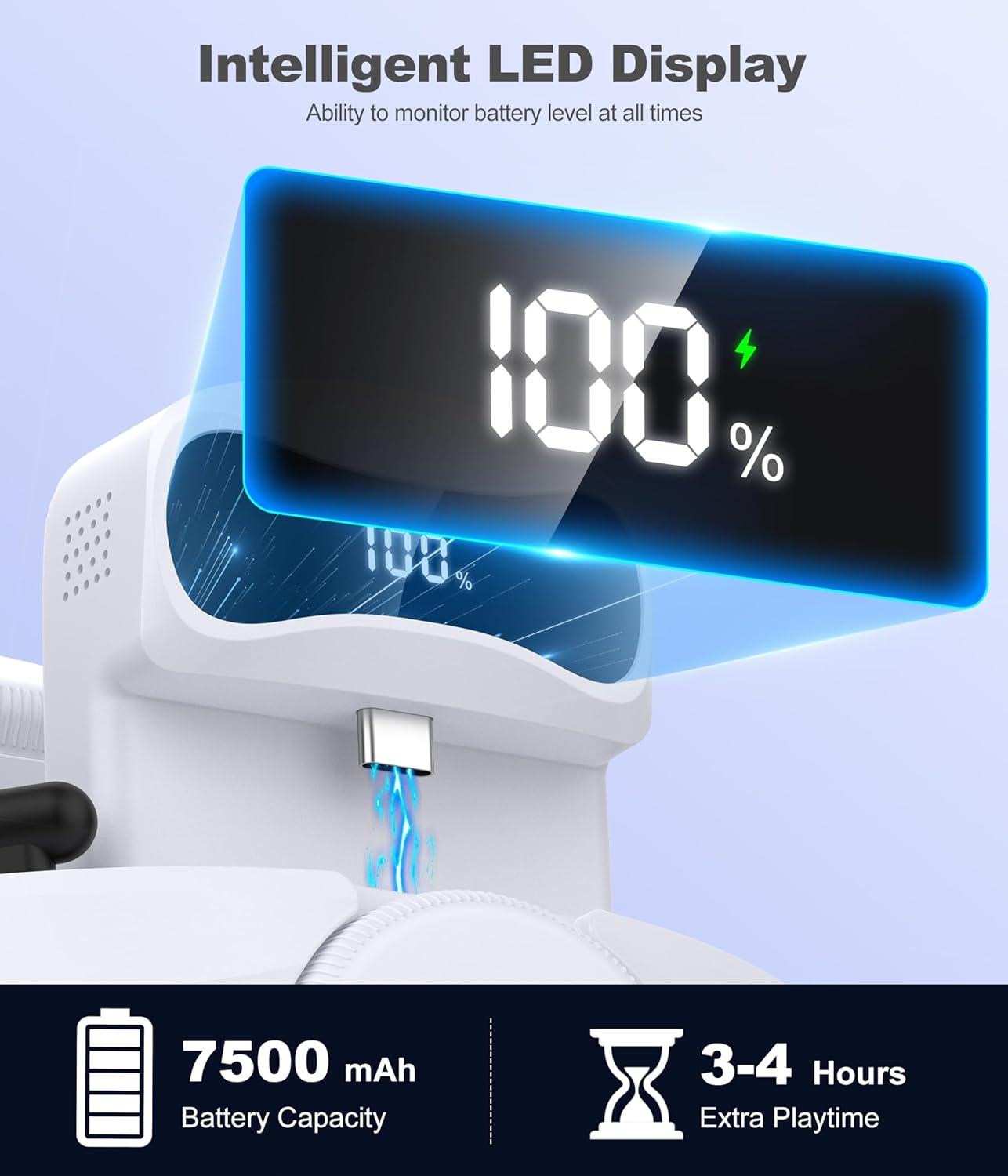 Thumbnail 1 de Comfortable Head Strap for Meta Quest 3 with 7500mAh