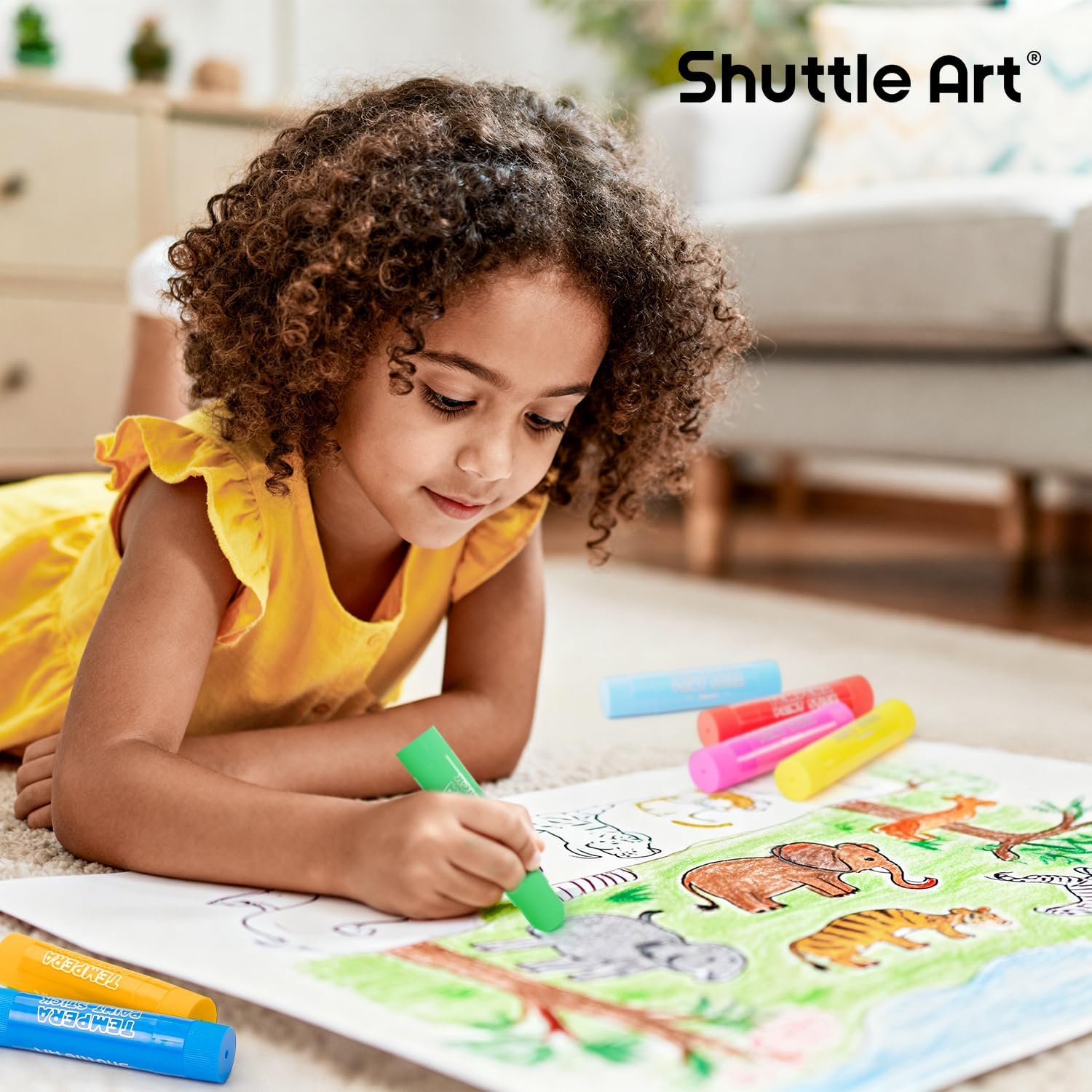 Thumbnail 6 de Shuttle Art Tempera Paint Sticks 30 Colors