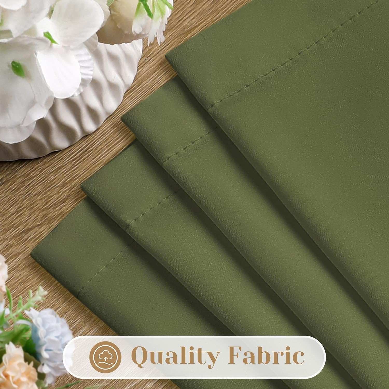 Thumbnail 4 de HOMEIDEAS Privacy Sheer Curtains, 52 x 96 in