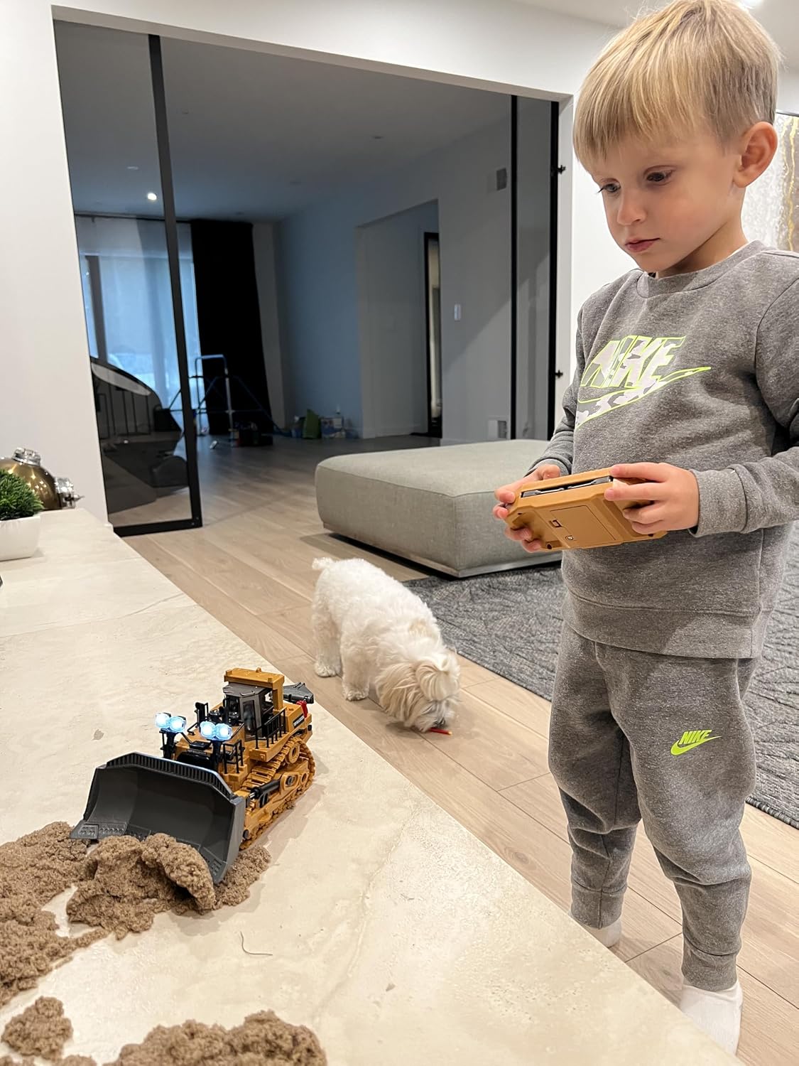 Thumbnail 6 de Metal Remote Control Excavator 9‑Channel Toy 🚜