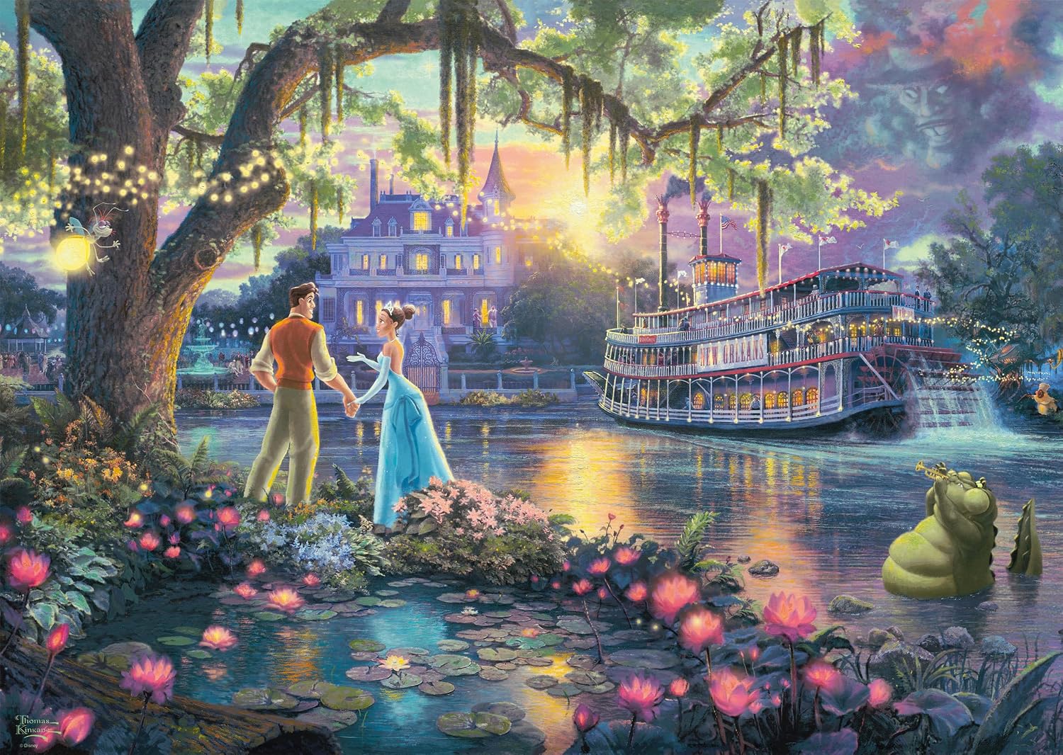 Thumbnail 1 de Schmidt Spiele 57527 Puzzle Disney Princess y La Rana, 1000 Piezas 🎨