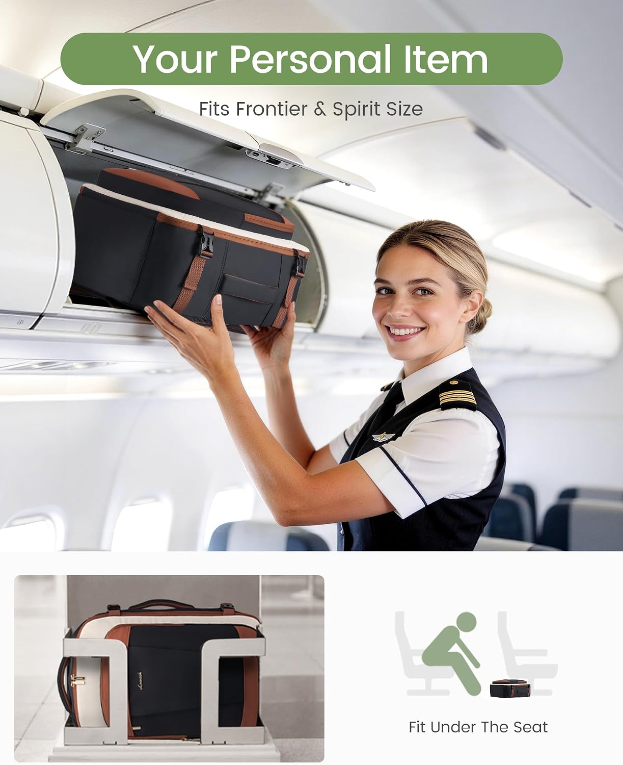Detalle 2 de LOVEVOOK Travel Backpack 50L