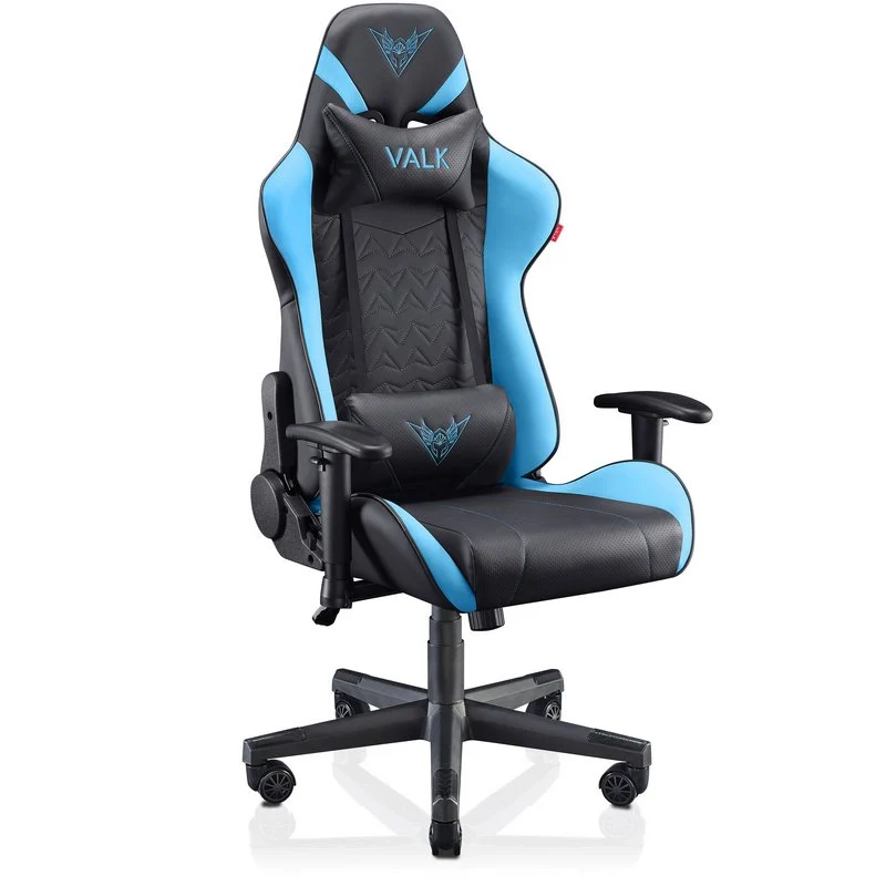 Detalle de VALK Nyx Silla gaming azul/negra