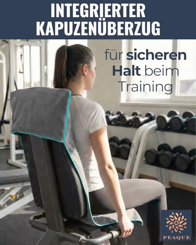 Thumbnail 2 de PEAQUE Fitness-Handtuch aus Mikrofaser, 120 × 50 cm, mit Umschlag