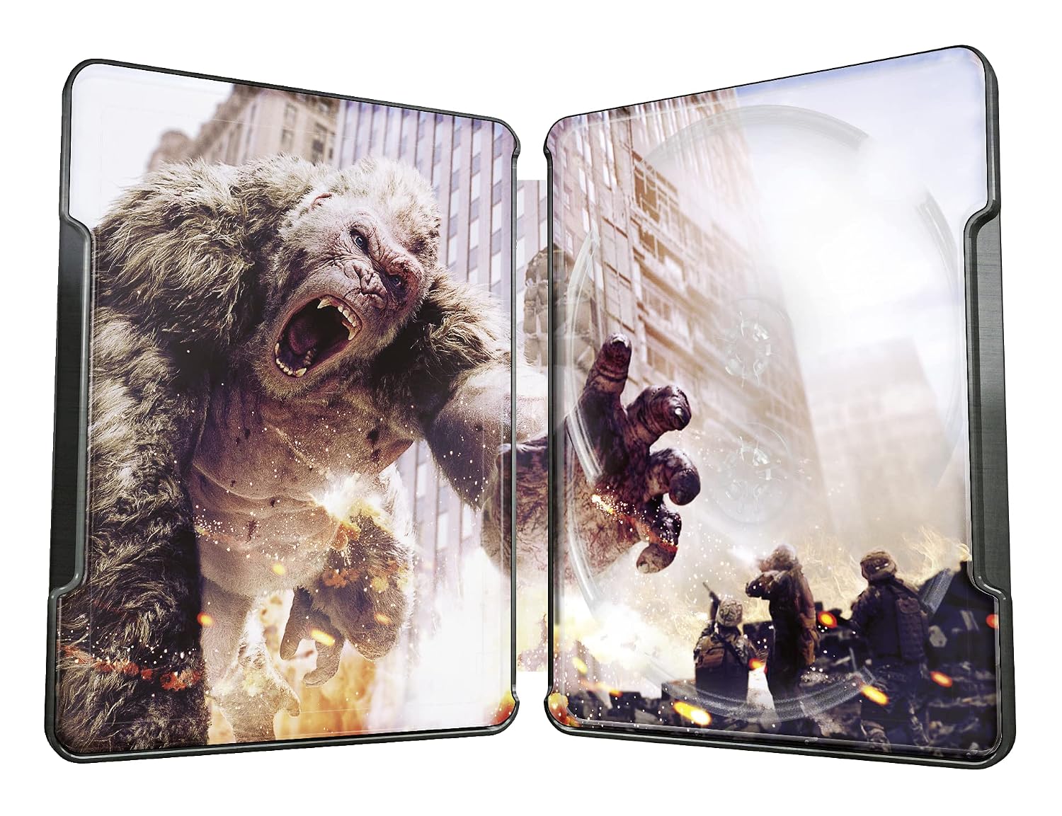 Detalle 1 de RAMPAGE FurIA Animale Japanese Steelbook 4K