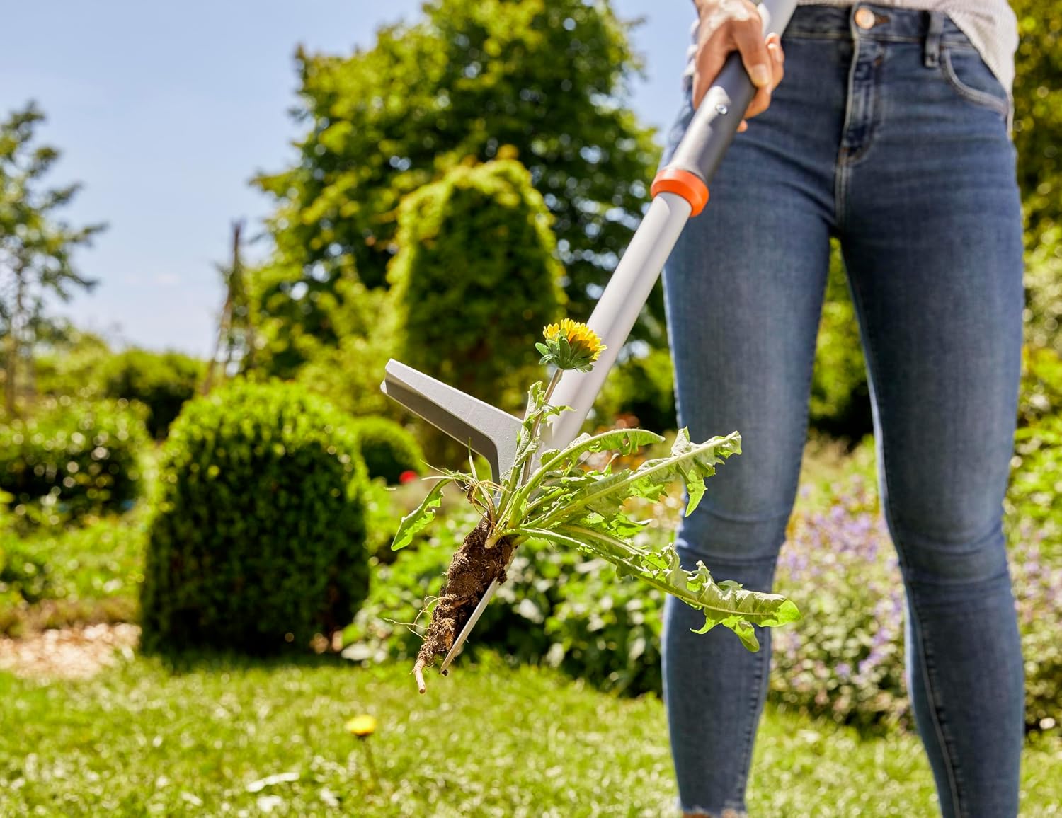 Detalle 2 de Gardena Unkrautstecher 03518-88 – effizientes Unkrautentfernen ohne Chemie