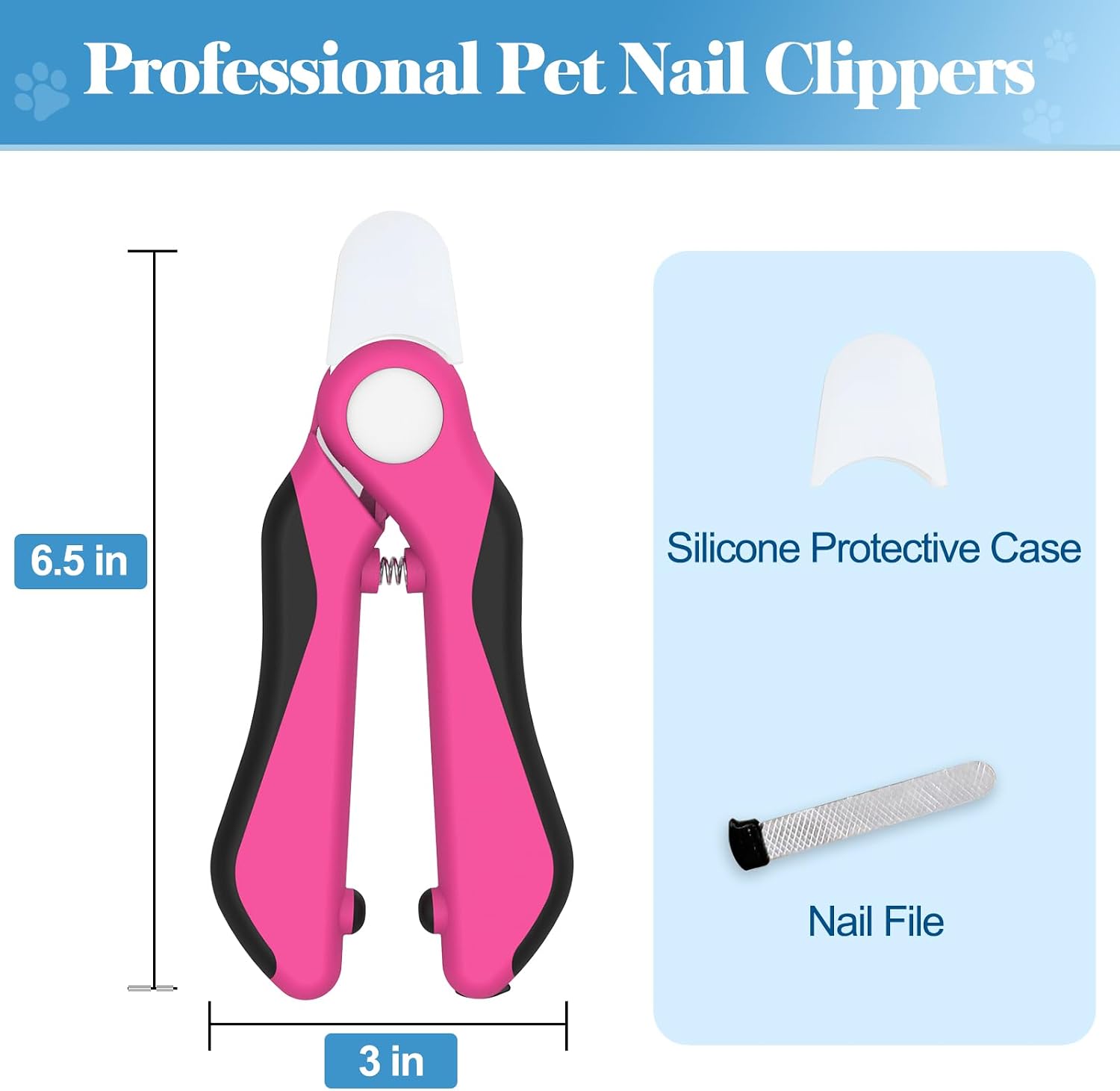 Detalle 2 de Swihauk Dog Nail Clippers, Stainless Steel