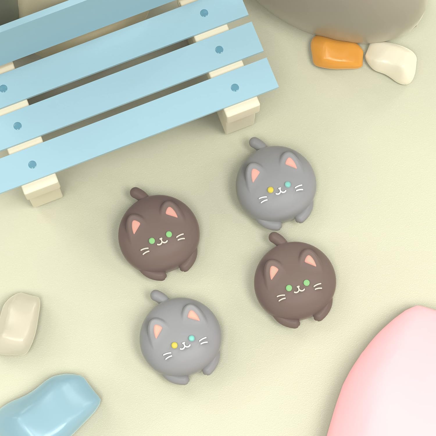 Detalle 2 de Thumb Grips for Switch, 1 set silicone