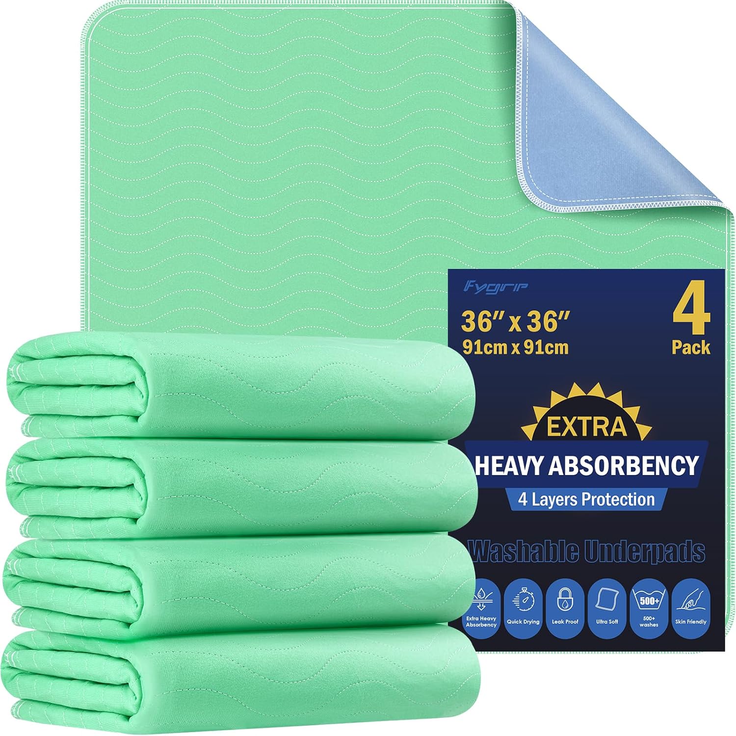 FYGRIP Washable Underpad 36” x 36”