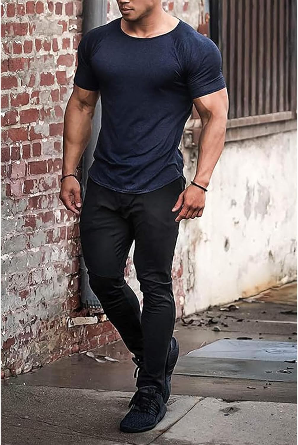 Thumbnail 2 de BROKIG Gym Jogginghose Herren – Lang mit Doppeltasche, Baumwolle, Slim Fit