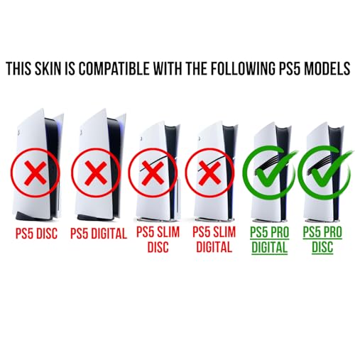 Thumbnail 8 de Kit de vinilos Extra Resistentes MaD Vision® para PS5 Pro (Digital Pro y Disc Pro) con 2 skins de mandos