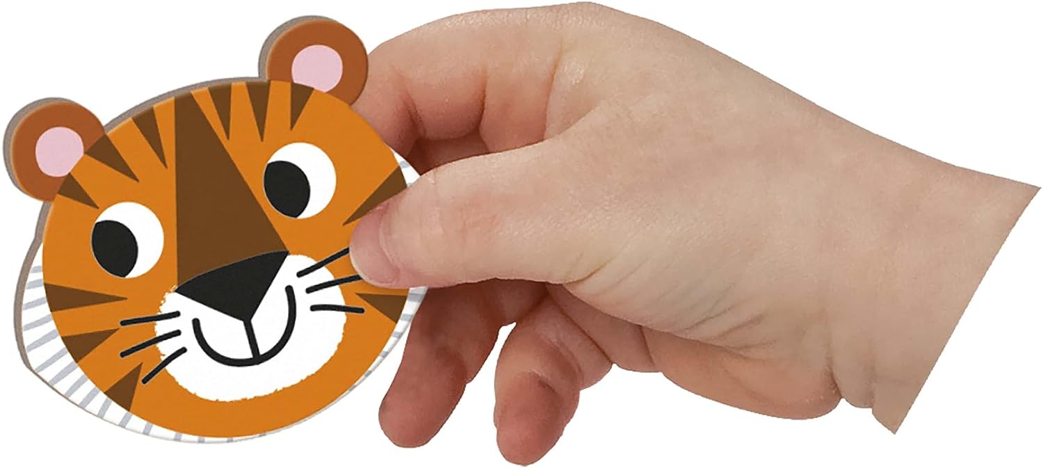 Detalle de Janod Magneti'Book Animaux – Jeu éducatif magnétique 30 pièces, livre cartonné FSC, dès 3 ans