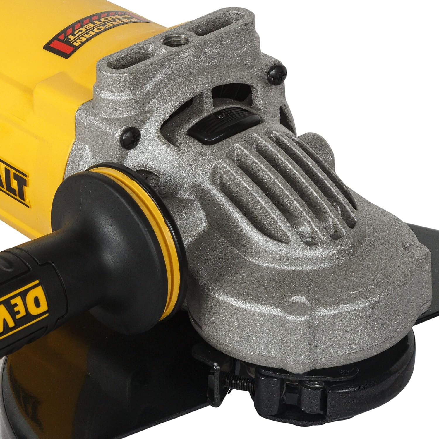 Detalle de DEWALT DWE4579-QS, meuleuse électrique 230 mm avec démarrage progressif et carter sans outil