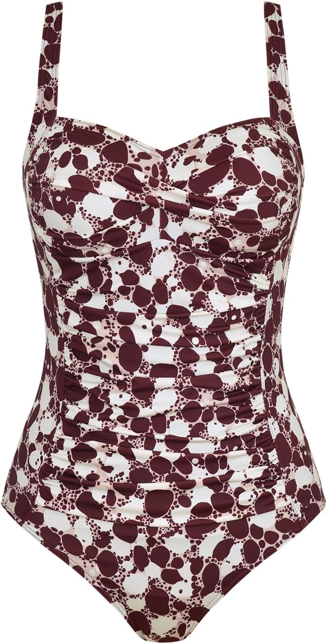 Thumbnail 4 de WIN.MAX One Piece Swimming Costume with Tummy Control Ruched Detailing (Plus Size)