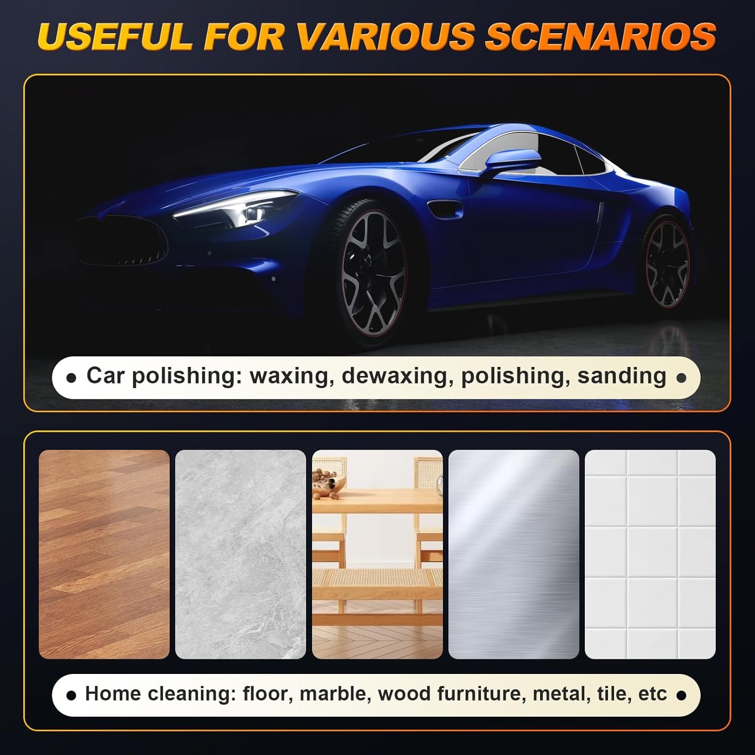 Thumbnail 6 de Akku Poliermaschine 150 mm Exzenter 2×21V